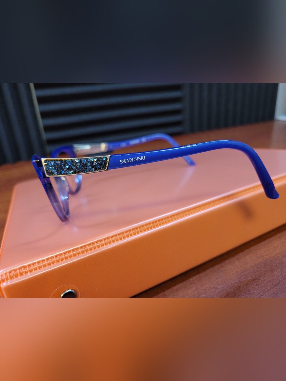 Swarovski Royal Blue/Purple Crystal Accent Glasses